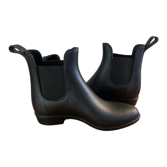 Women's Storm By Cougar Celeste Black Waterproof Chelsea Ankle Rain Boots Size 6 - Picture 4 of 11